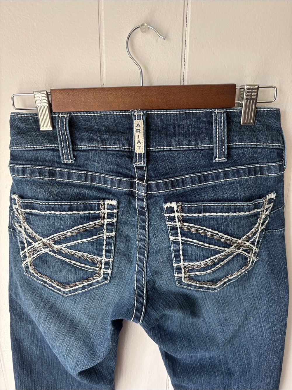 Ariat REAL Denim Mid Rise Boot Cut Jeans 27R